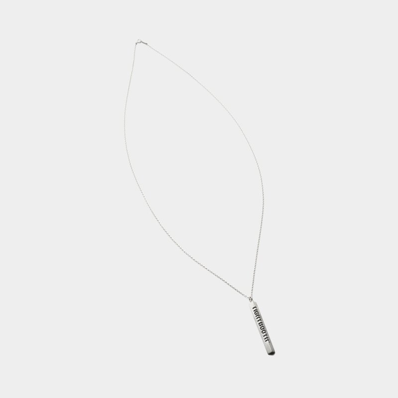画像1: TIGHTBOOTH/ANGLE IRON NECKLACE – Silver（Silver）［アングルアイアンネックレス-26春夏］