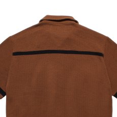 画像4: WACKO MARIA/KNIT OPEN COLLAR SHIRT（BROWN）［ニットオープンカラーシャツ-26春夏］ (4)