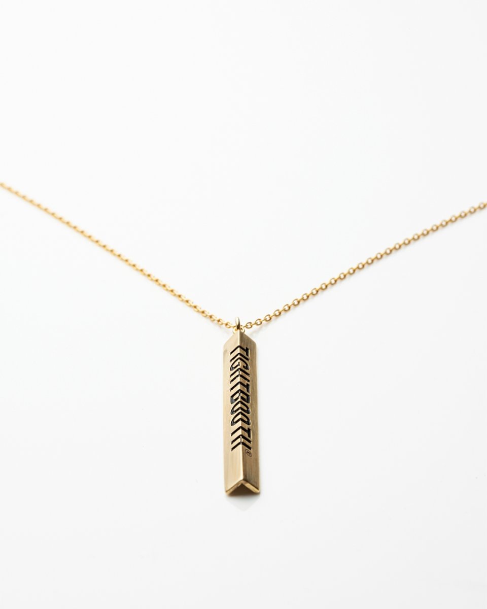 画像3: TIGHTBOOTH/ANGLE IRON NECKLACE – Brass（Gold）［アングルアイアンネックレス-26春夏］ (3)
