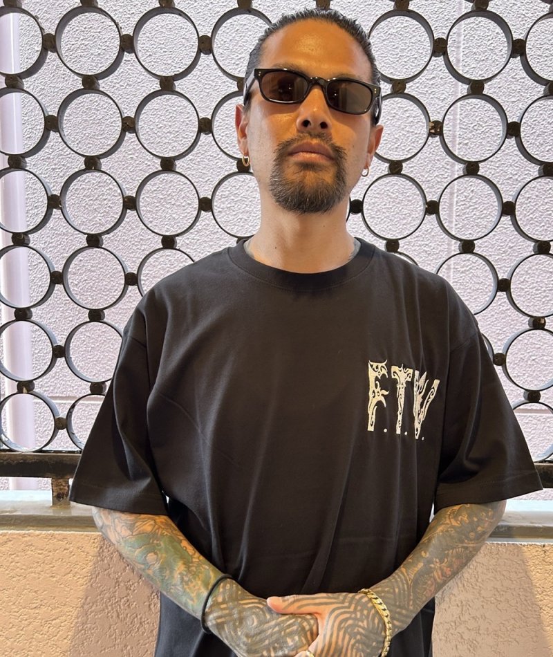 画像3: exodus brand/BORNEO F.T.W. T SHIRT（BLACK）［刺繍T-26春夏］