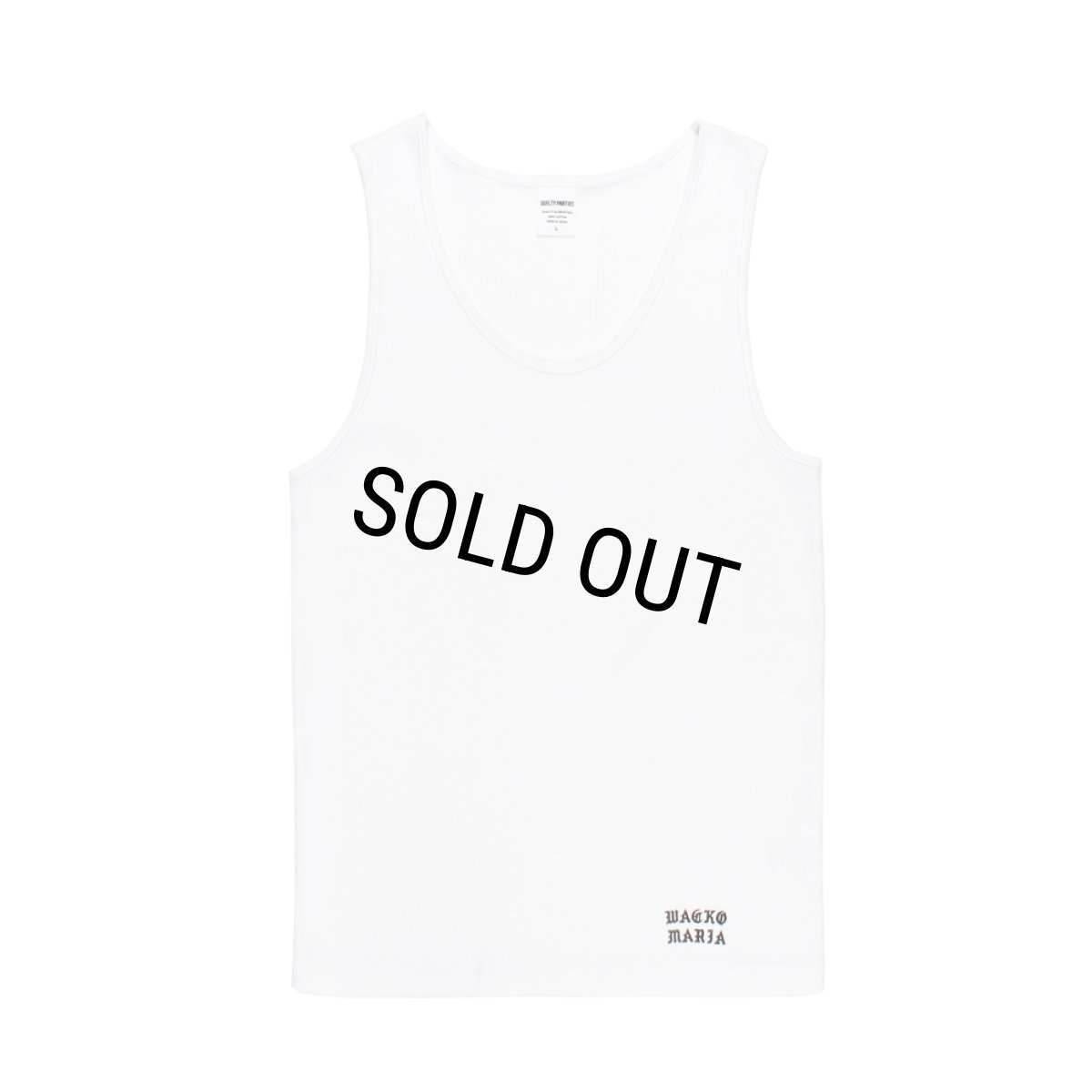 画像1: WACKO MARIA/TANK TOP（WHITE）［タンクトップ-26春夏］ (1)
