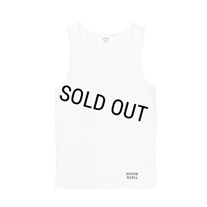 WACKO MARIA/TANK TOP（WHITE）［タンクトップ-26春夏］ - JONAS