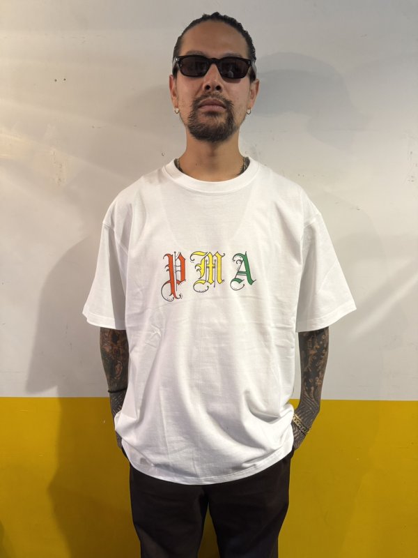 exodus brand/PMA T SHIRT（WHITE）［プリントT-26春夏］ - JONAS