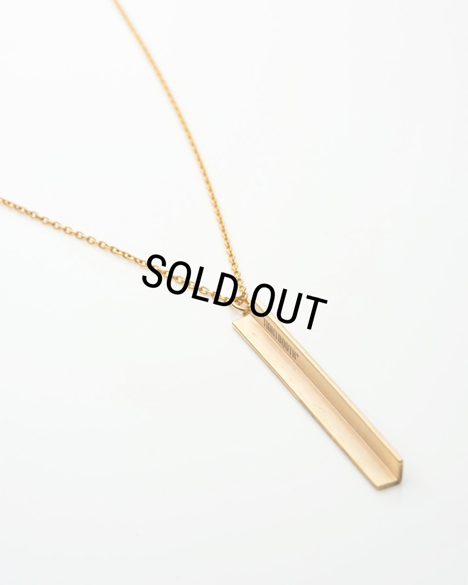 画像5: TIGHTBOOTH/ANGLE IRON NECKLACE - Brass（Gold）［アングルアイアンネックレス-26春夏］ (5)