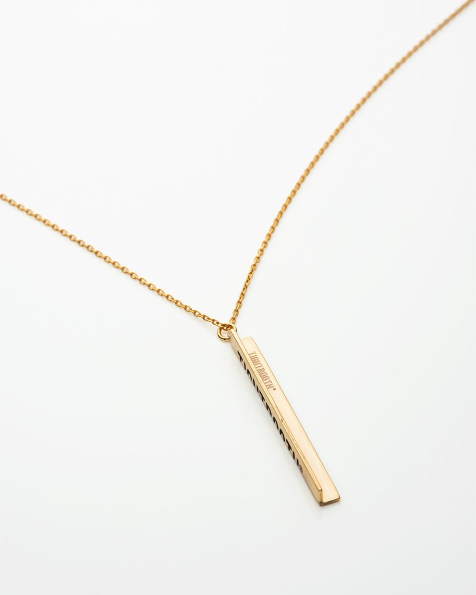画像4: TIGHTBOOTH/ANGLE IRON NECKLACE – Brass（Gold）［アングルアイアンネックレス-26春夏］ (4)