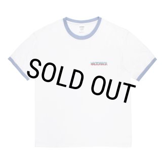 WACKO MARIA/RINGER T-SHIRT（WHITE/PURPLE）［リンガーT-26春夏］ - JONAS