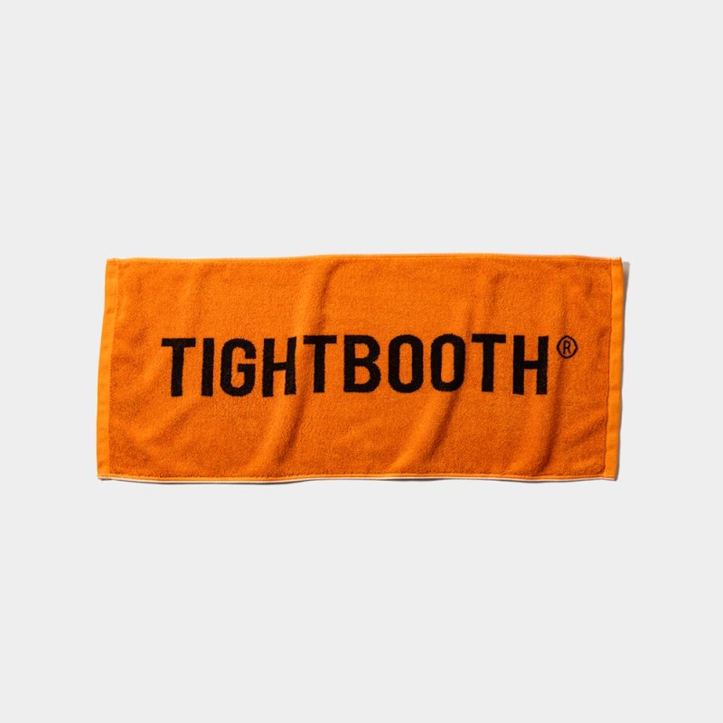 画像1: TIGHTBOOTH/JACQUARD FACE TOWEL（Orange）［フェイスタオル-26春夏］