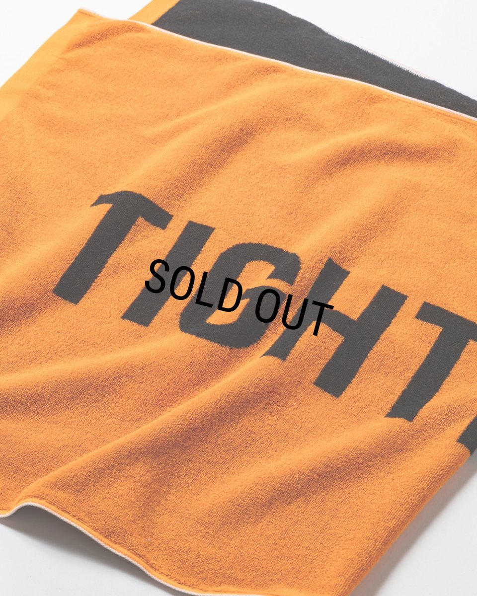 画像2: TIGHTBOOTH/JACQUARD BATH TOWEL（Orange）［バスタオル-26春夏］ (2)
