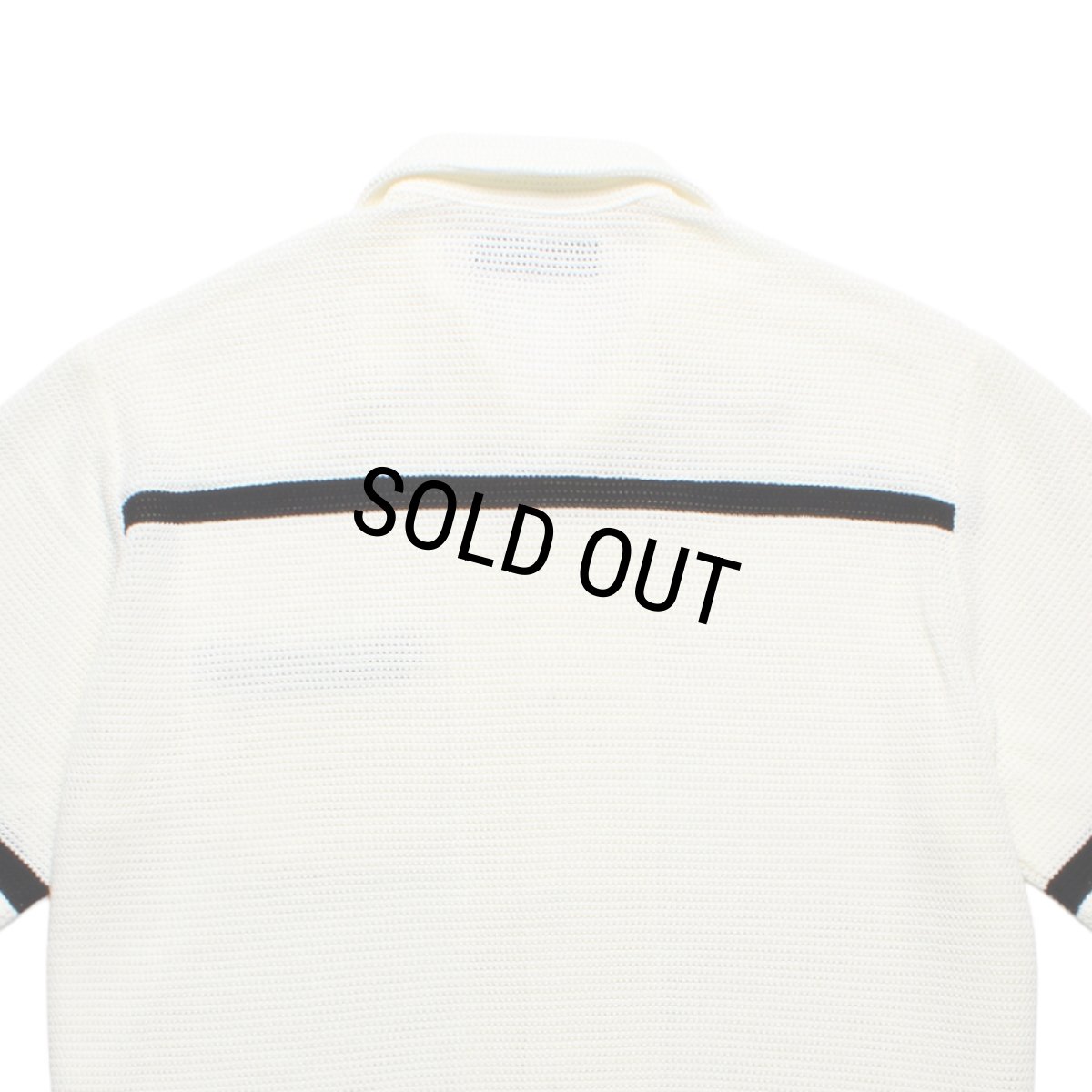画像4: WACKO MARIA/KNIT OPEN COLLAR SHIRT（WHITE）［ニットオープンカラーシャツ-26春夏］ (4)