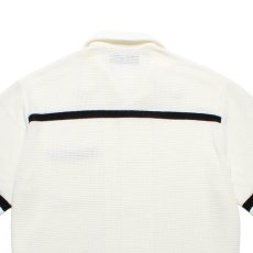 画像4: WACKO MARIA/KNIT OPEN COLLAR SHIRT（WHITE）［ニットオープンカラーシャツ-26春夏］ (4)