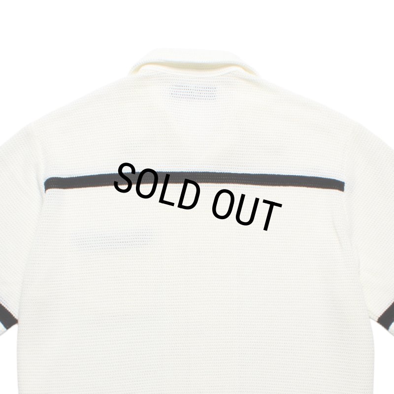 WACKO MARIA/KNIT OPEN COLLAR SHIRT（WHITE）［ニットオープンカラー