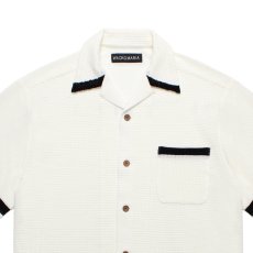 画像3: WACKO MARIA/KNIT OPEN COLLAR SHIRT（WHITE）［ニットオープンカラーシャツ-26春夏］ (3)
