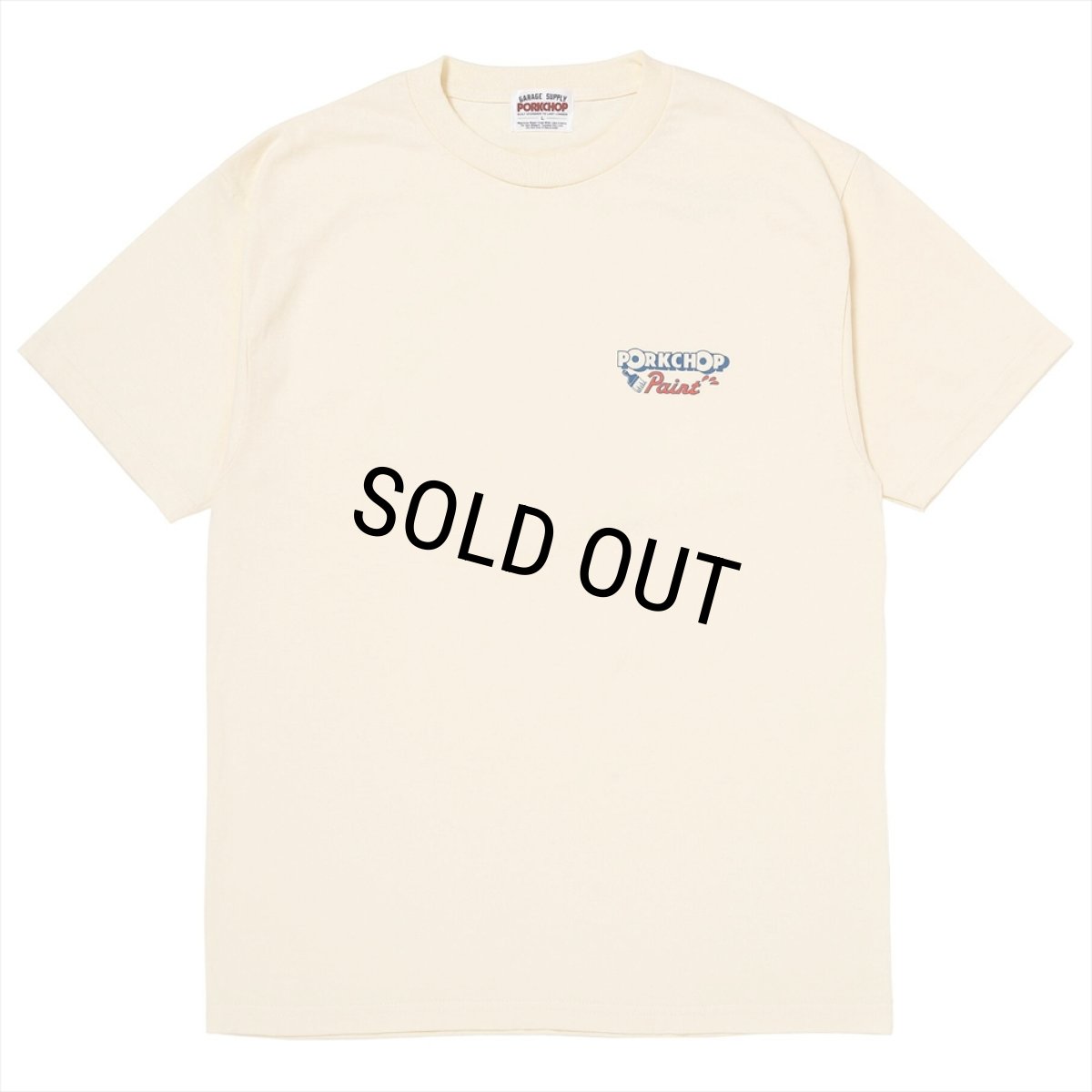 画像2: PORKCHOP/PCP PORK TEE（CREAM）［PCPポークT-26春夏］ (2)