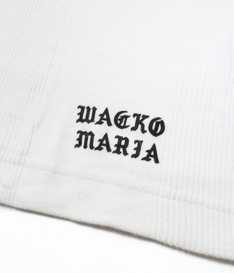 画像2: WACKO MARIA/TANK TOP（WHITE）［タンクトップ-26春夏］