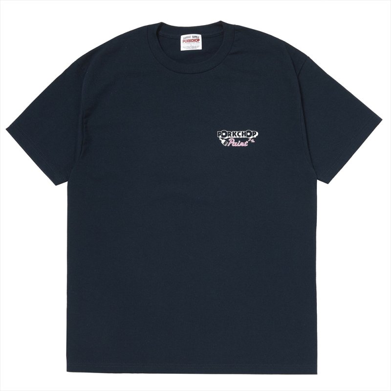 画像1: PORKCHOP/PCP PORK TEE（NAVY）［PCPポークT-26春夏］