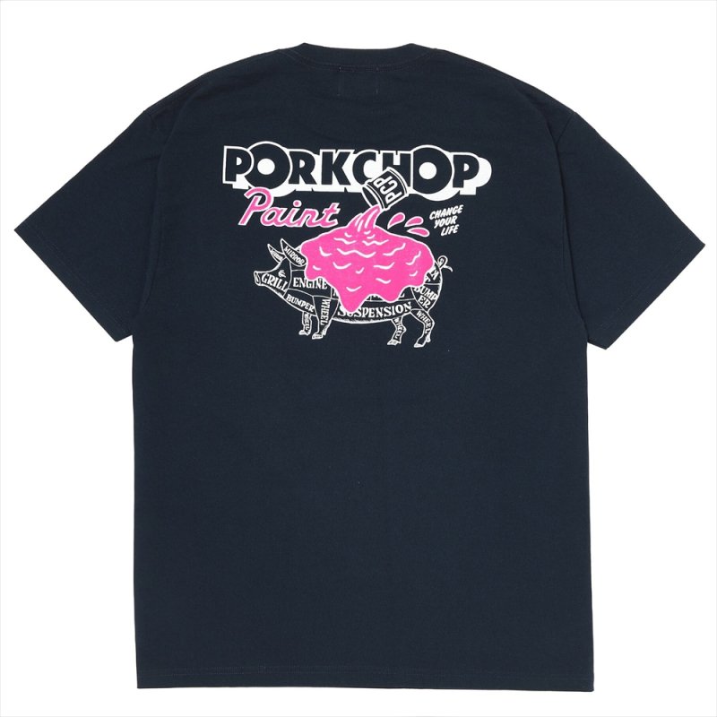 画像2: PORKCHOP/PCP PORK TEE（NAVY）［PCPポークT-26春夏］
