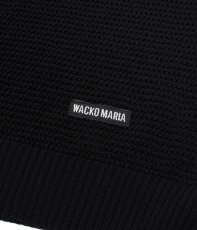 画像5: WACKO MARIA/KNIT OPEN COLLAR SHIRT（BLACK）［ニットオープンカラーシャツ-26春夏］ (5)