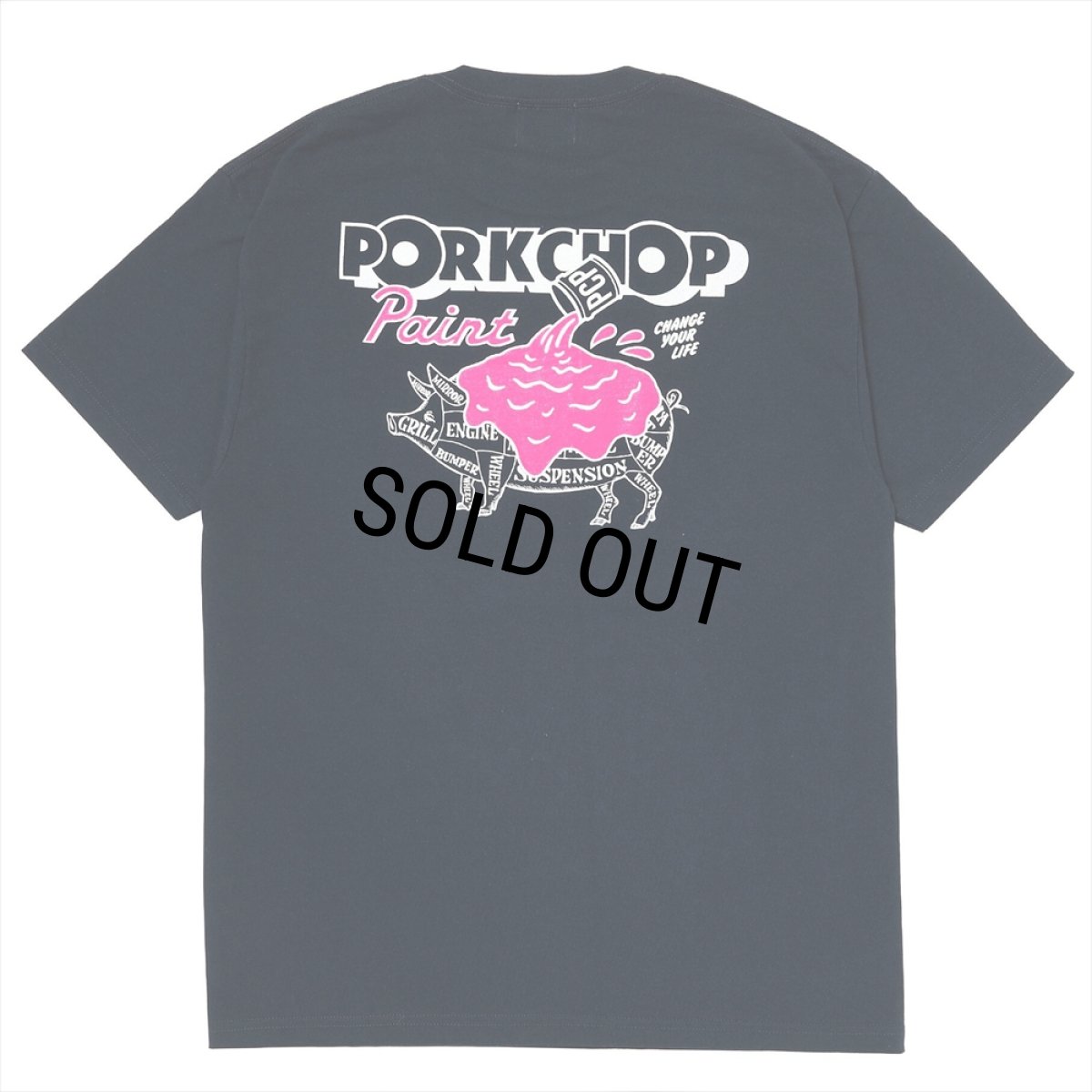 画像1: PORKCHOP/PCP PORK TEE（NAVY）［PCPポークT-26春夏］ (1)