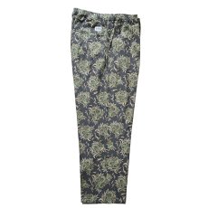 画像1: exodus brand/BUDS PAISLEY EASY PANTS（CHARCOAL）［バッズペイズリーイージーパンツ-26春夏］ (1)