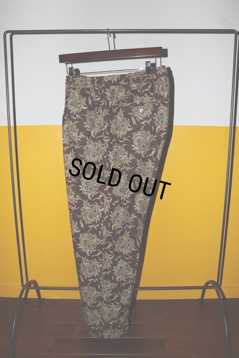 画像2: exodus brand/BUDS PAISLEY EASY PANTS（BROWN）［バッズペイズリーイージーパンツ-26春夏］ (2)