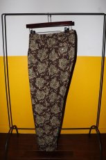 画像2: exodus brand/BUDS PAISLEY EASY PANTS（BROWN）［バッズペイズリーイージーパンツ-26春夏］ (2)