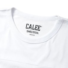 画像2: CALEE/×SHELTECH LOGO FOOT BALL TEE ＜A TYPE＞（WHITE）［フットボールT-26春夏］ (2)