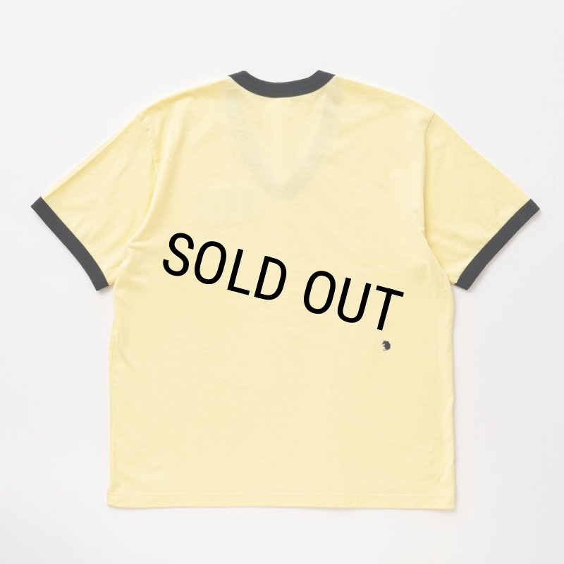 RATS/V-NECK TRIM TEE（YELLOW）［VネックトリムT-26春夏］ - JONAS
