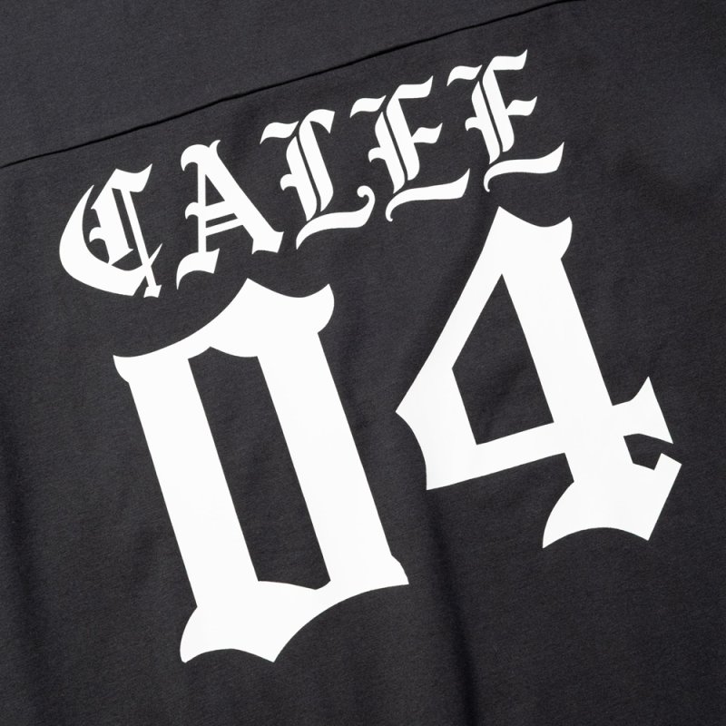 画像3: CALEE/×SHELTECH LOGO FOOT BALL TEE ＜B TYPE＞（BLACK）［フットボールT-26春夏］