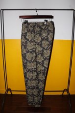 画像2: exodus brand/BUDS PAISLEY EASY PANTS（CHARCOAL）［バッズペイズリーイージーパンツ-26春夏］ (2)