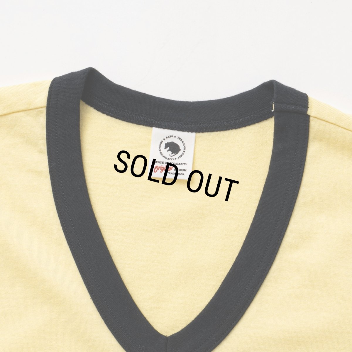 画像3: RATS/V-NECK TRIM TEE（YELLOW）［VネックトリムT-26春夏］ (3)