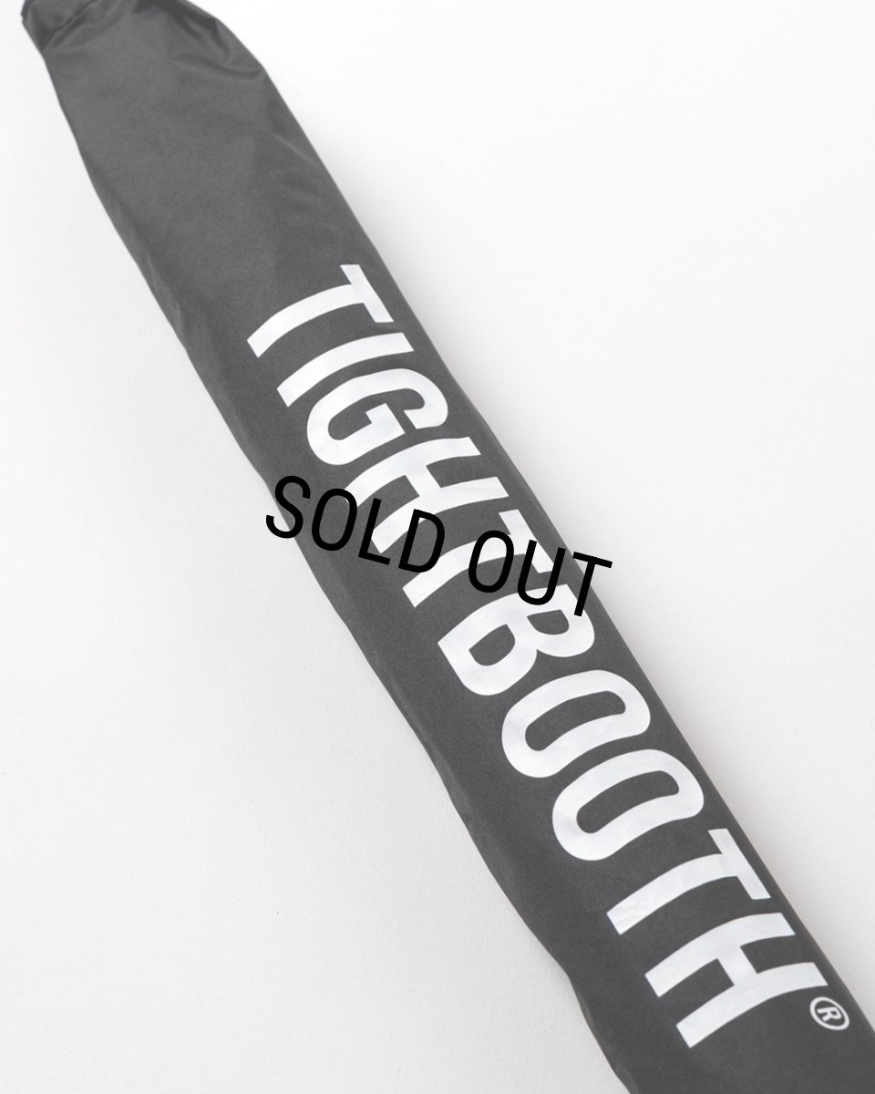 画像7: TIGHTBOOTH/LABEL LOGO UMBRELLA（Black）［アンブレラ-26春夏］ (7)