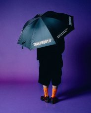 画像13: TIGHTBOOTH/LABEL LOGO UMBRELLA（Black）［アンブレラ-26春夏］ (13)