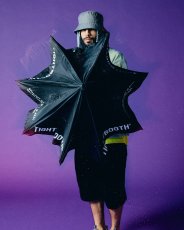 画像15: TIGHTBOOTH/LABEL LOGO UMBRELLA（Black）［アンブレラ-26春夏］ (15)