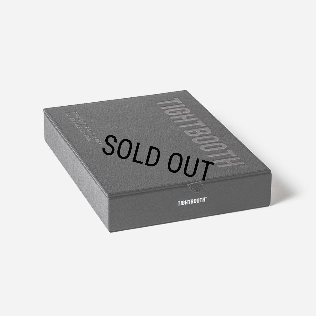 画像1: TIGHTBOOTH/LEATHER STATIONERY BOX（Black）［レザーステーショナリーボックス-26春夏］ (1)
