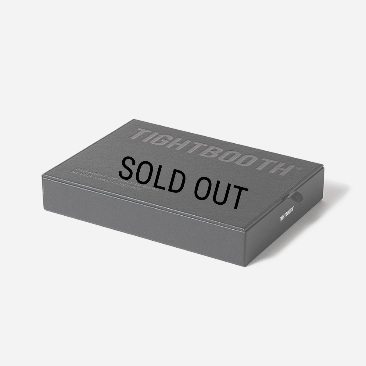 画像2: TIGHTBOOTH/LEATHER STATIONERY BOX（Black）［レザーステーショナリーボックス-26春夏］ (2)