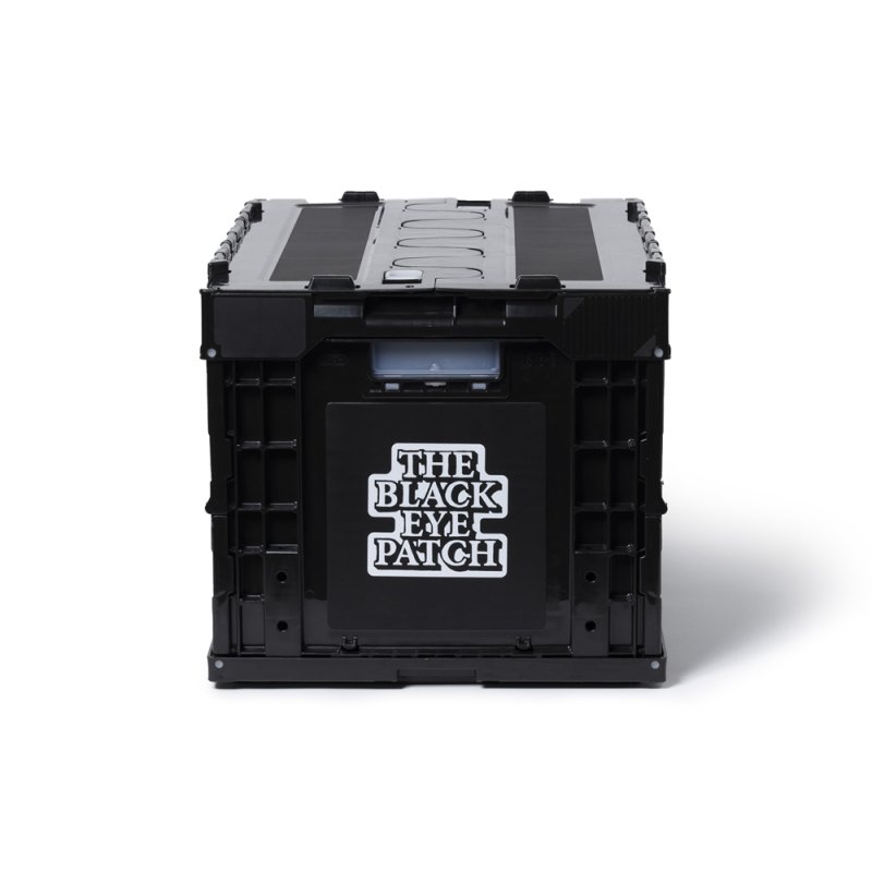 小物 BLACKEYEPATCH LABEL FOLDING CONTAINER BlackEyePatch/OG LABEL FOLDING CONTAINER（BLACK） - JONAS