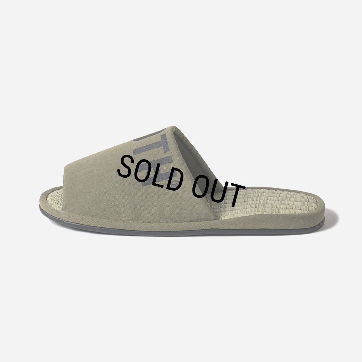 画像6: TIGHTBOOTH/BIG LABEL ROOM SANDAL（Olive）［ルームサンダル-26春夏］ (6)