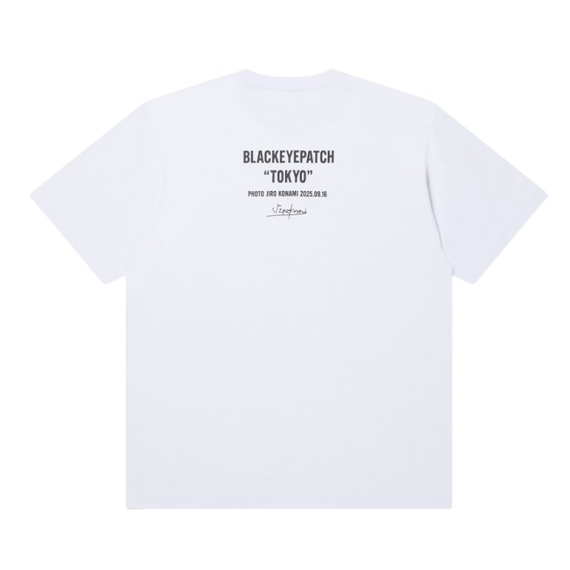 画像2: BlackEyePatch/JIRO KONAMI CROW PHOTO TEE(WHITE)