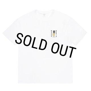 WACKO MARIA/WASHED HEAVY WEIGHT T-SHIRT（WHITE）［刺繍T-26春夏