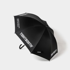 画像2: TIGHTBOOTH/LABEL LOGO UMBRELLA（Black）［アンブレラ-26春夏］ (2)