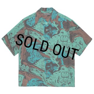 WACKO MARIA/HAWAIIAN SHIRT（GREEN）［ハワイアンシャツ-26春夏］ - JONAS
