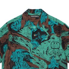画像2: WACKO MARIA/HAWAIIAN SHIRT（GREEN）［ハワイアンシャツ-26春夏］ (2)