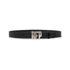 画像1: BlackEyePatch/CROCODILE LETTERS BELT（BLACK） (1)