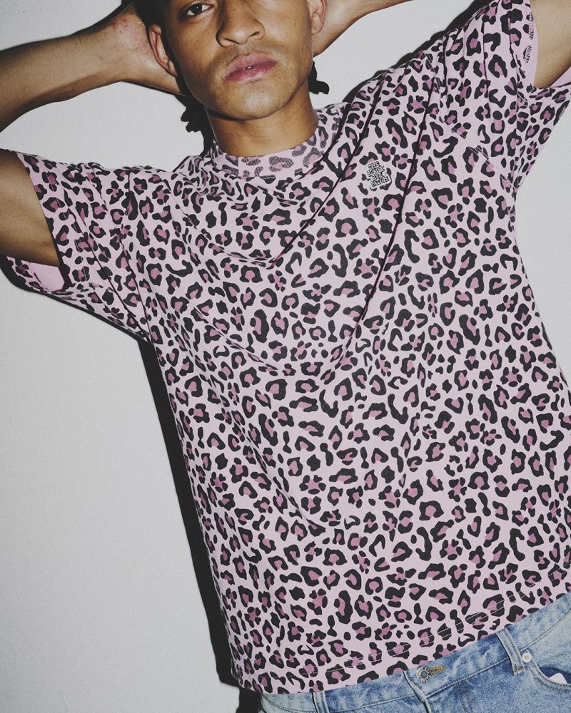 画像3: BlackEyePatch/LEOPARD PATTERNED SMALL OG TEE(PINK)
