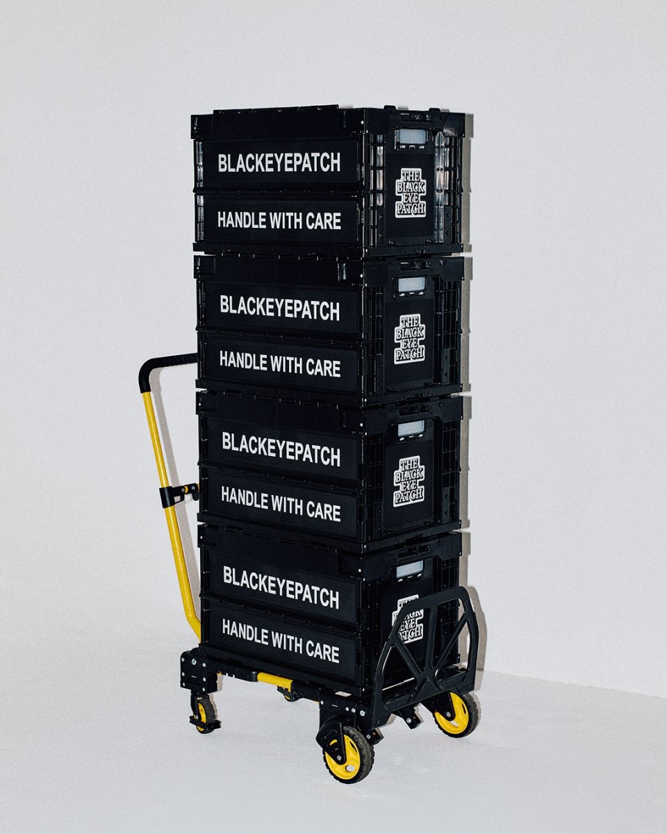 画像5: BlackEyePatch/OG LABEL FOLDING CONTAINER（BLACK） (5)