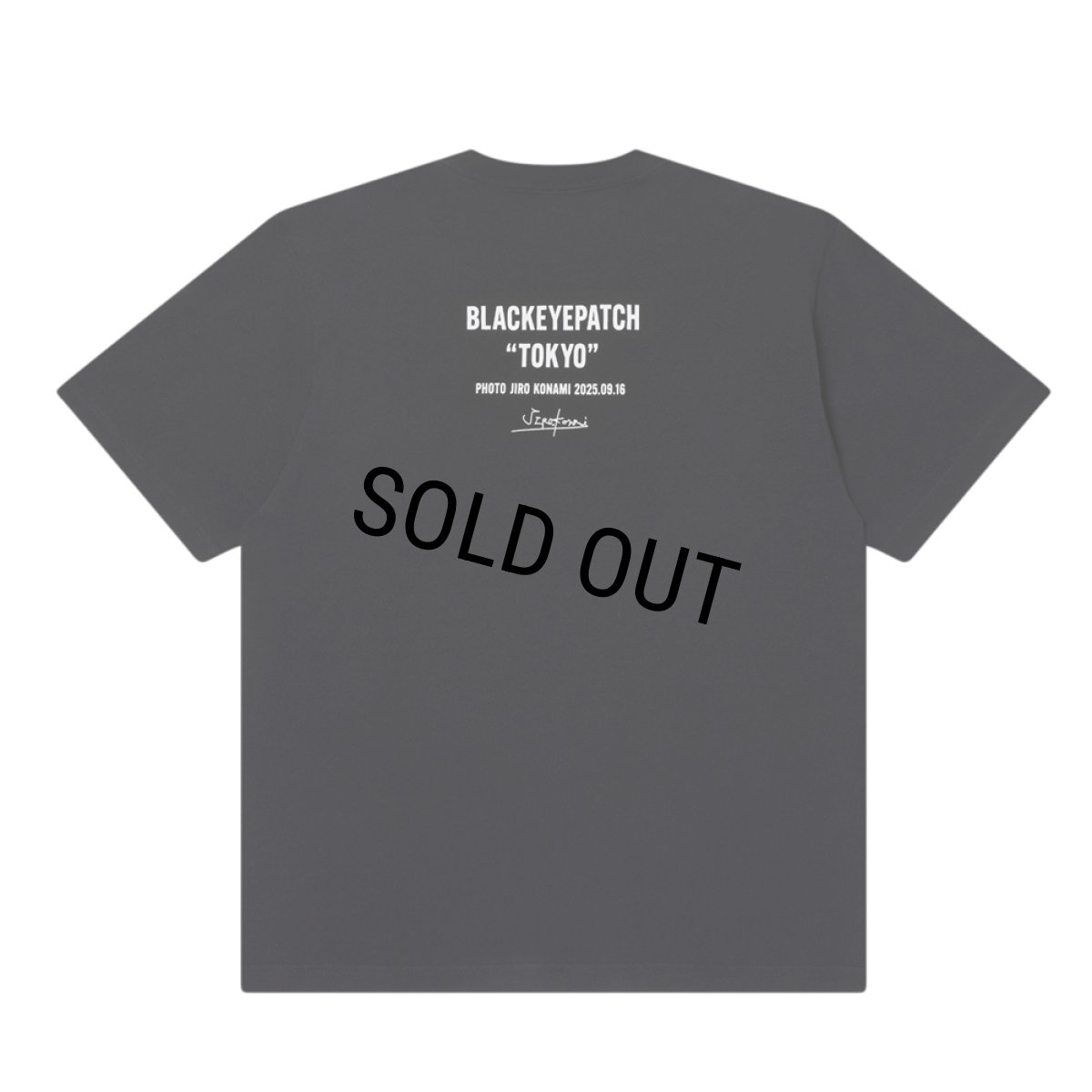 画像2: BlackEyePatch/JIRO KONAMI CROW PHOTO TEE（BLACK） (2)