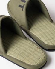 画像9: TIGHTBOOTH/BIG LABEL ROOM SANDAL（Olive）［ルームサンダル-26春夏］ (9)