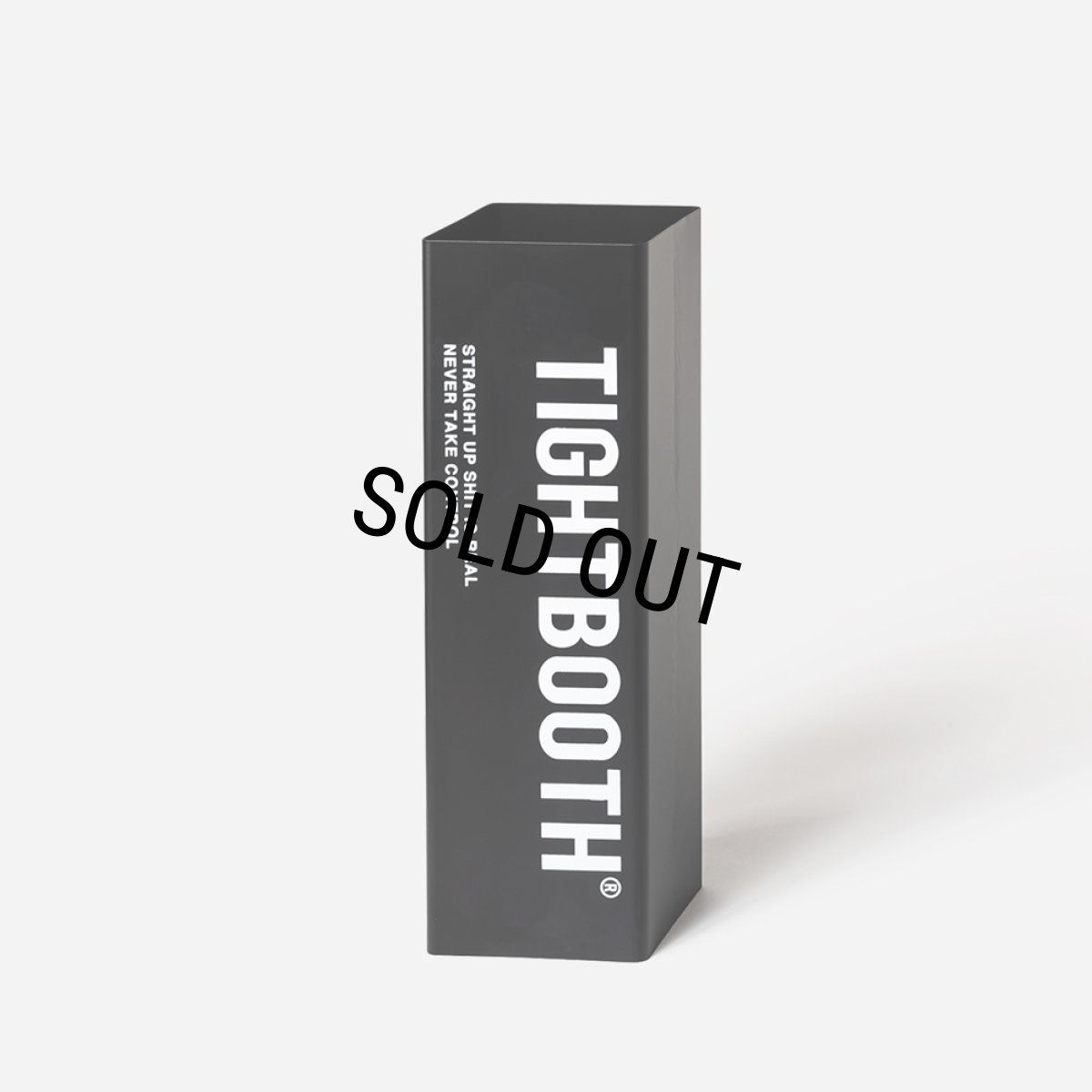 画像1: TIGHTBOOTH/LABEL LOGO UMBRELLA STAND（Black）［アンブレラスタンド-26春夏］ (1)