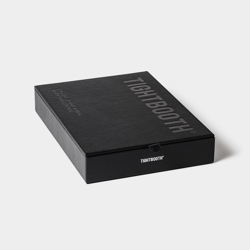 画像1: TIGHTBOOTH/LEATHER STATIONERY BOX（Black）［レザーステーショナリーボックス-26春夏］
