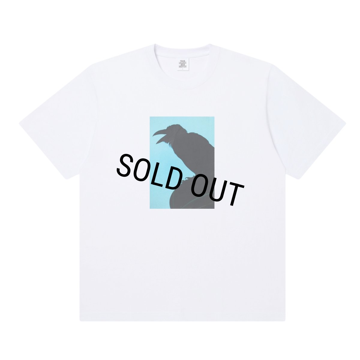 画像1: BlackEyePatch/JIRO KONAMI CROW PHOTO TEE（WHITE） (1)